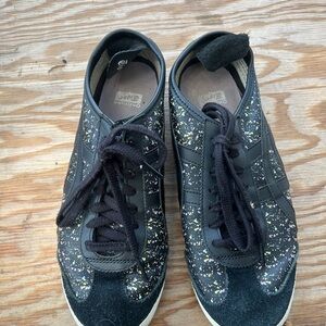 Black Splatter Women's Sneakers